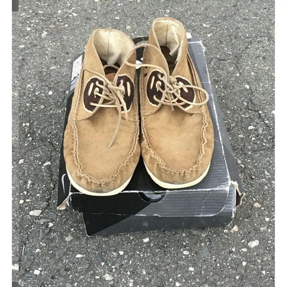 A Bathing Ape High Top Moccasin Bapestas Loafers - Picture 2 of 5